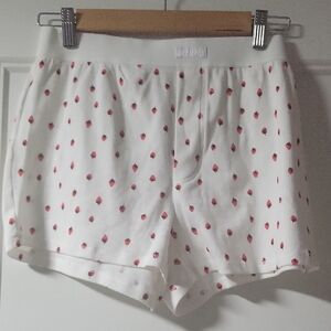 SKIMS Strawberry Cotton Rib Boxer Short